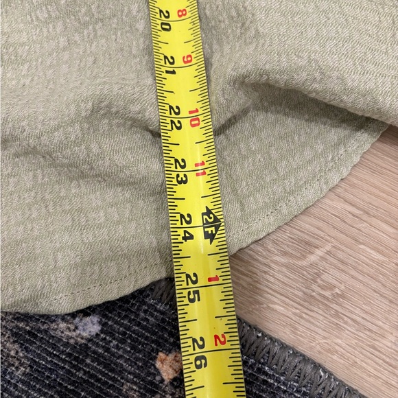 NWOT Free People It Takes Two Lace Top In Green Moss Size Large - Picture 9 of 9